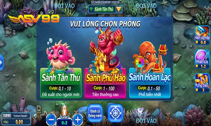Các phòng cược trong Dàn Sao Đánh Cá Các phòng cược trong Dàn Sao Đánh Cá