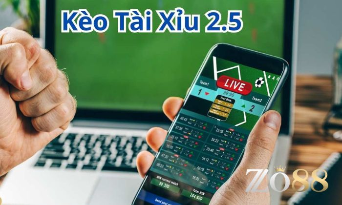 Luật chơi kèo tài xỉu 2.5 tại Thể Thao Zo88 Luật chơi kèo tài xỉu 2.5 tại Thể Thao Zo88